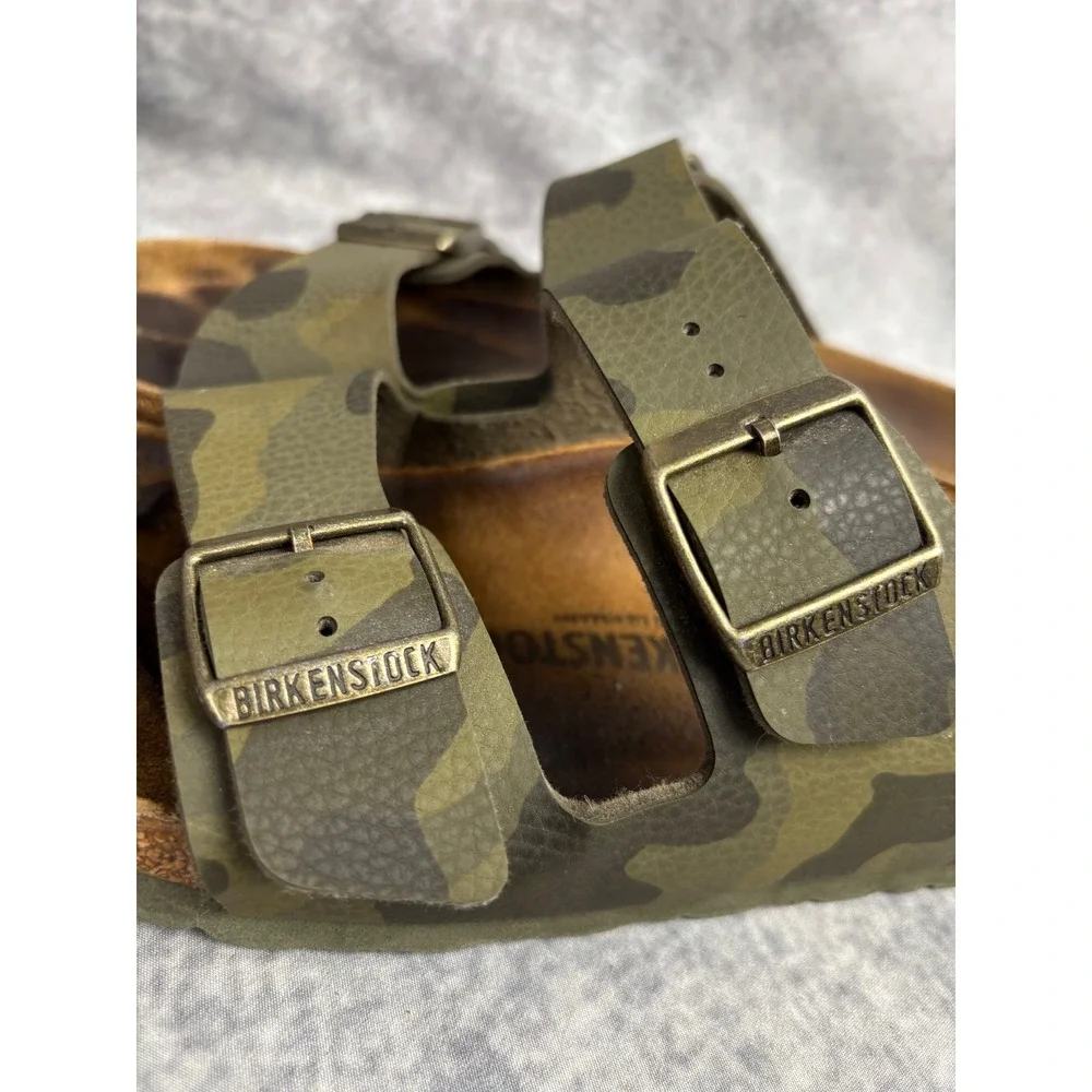 Birkenstock Arizona Slide 2 Strap Sandal in Camouflage EU 42 Men's 9 Wm's 11